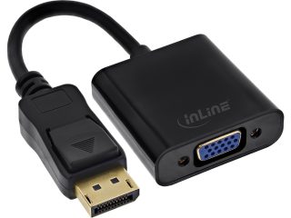 Inline DisplayPort Adapter Cable to VGA (Female) - 0.15m
