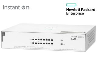 HPE Networking Instant On 1430 8-Port 10/100/1000 64W PoE Gigabit Switch