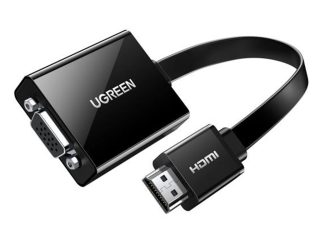 Ugreen MM103 Αντάπτορας HDMI (Male) σε VGA (Female) with Audio and Micro USB Power Supply - 0.25m