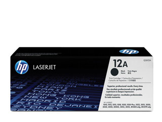 HP 12A Black LaserJet Print Toner