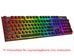 HyperX Double Shot PBT Gaming Keycaps - 104 Mechanical Keycap Set - US English - Black [HXS-KBKC3] Εικόνα 2