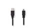 Nedis Καλώδιο USB 2.0 Type A (Male) - Micro USB Type B (Male) 1m [CCGT60500BK10] Εικόνα 2