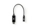 Nedis Καλώδιο USB Type C (Male) - 3.5mm (Female) 0.15m [CCBW65950BK015] Εικόνα 2
