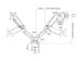 RaidSonic Icy Box IB-MS304-T Dual Monitor Stand up to 27¨ [IB-MS304-T] Εικόνα 6