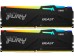 Kingston 64GB FURY Beast RGB DDR5 6000MHz CL30 (Kit of 2) [KF560C30BBEAK2-64] Εικόνα 2