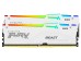 Kingston 32GB FURY Beast RGB DDR5 6000MHz CL30 (Kit of 2) - White [KF560C30BWEAK2-32] Εικόνα 2