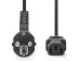 Nedis Power Cable - Schuko/ IEC C13 - 3.0m [CEGL10000BK30] Εικόνα 2