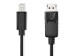 Nedis Καλώδιο Mini DisplayPort (Male) to DisplayPort (Male) - 2.0m [CCGL37400BK20] Εικόνα 2