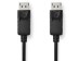 Nedis Καλώδιο DisplayPort 1.2 (Male σε Male) - 2.0m [CCGL37010BK20] Εικόνα 2