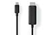 Nedis Καλώδιο USB Type-C (Male) σε HDMI (Male) - 2.0m [CCGL64655BK20] Εικόνα 2