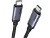 UGREEN L706 65383 Καλώδιο USB 4 Type-C (Male) - Type-C (Male) - 5A Power Delivery - 240W - 1.0m - Black [65383] Εικόνα 2