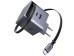 UGREEN X615 65W GaN Charger - 1x USB-A/ 1x USB-C/ 1x Retractable USB-C cable - Gray [65825] Εικόνα 2