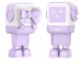 UGREEN CD361 65W GaN Charger - 1x USB-A/ 2x USB-C - LED Display - Purple/ White [35291] Εικόνα 2