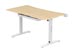 Anda Seat Desk Xtreme 1.4m, Adjustable Height - White/Wood [AD-D-DD1-1400-07-K] Εικόνα 2