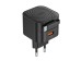 XO L165 20W Charger - 1x USB-A/ 1x Retractable USB-C cable - Black [L165] Εικόνα 2