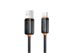 XO NB302 Καλώδιο USB 2.0 Type-A (Male) - Type-C (Male) - 3A Power Delivery - 15W - 1.0m - Black [NB302 BLACK] Εικόνα 2