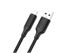 XO NB265 Καλώδιο USB 2.0 Type-A (Male) - Type-C (Male) - 3A Power Delivery - 15W - 1.0m - Black [NB265 BLACK] Εικόνα 2