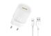 XO L157 18W Charger - 1x USB-A with Type-C Cable (NB103) - White [249-0172] Εικόνα 2