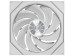 Lian Li UNI FAN TL Reverse Wireless 140mm PWM - Single Pack - White [14RTL1W1W] Εικόνα 3