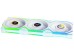 Lian Li UNI FAN SL LCD Wireless 120mm PWM - Triple Pack with Controller - White [12SLLCD1W3W] Εικόνα 2