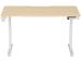 Anda Seat Desk Xtreme-E 1.4m, Adjustable Height, Without Cable Management Box - White/Wood [AD-D-DD1-1400-06-K] Εικόνα 2