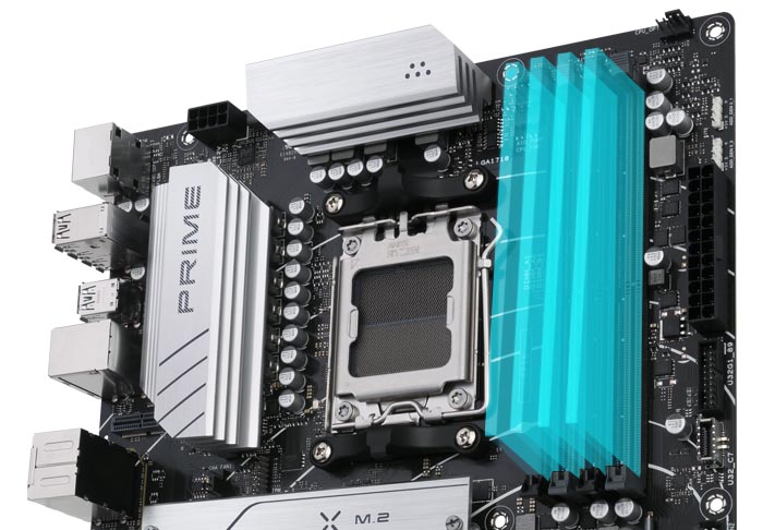 ASUS Prime B650-PLUS Socket AM5 AMD B650 DDR5 ATX Motherboard  (90MB1BS0-M0EAY0)